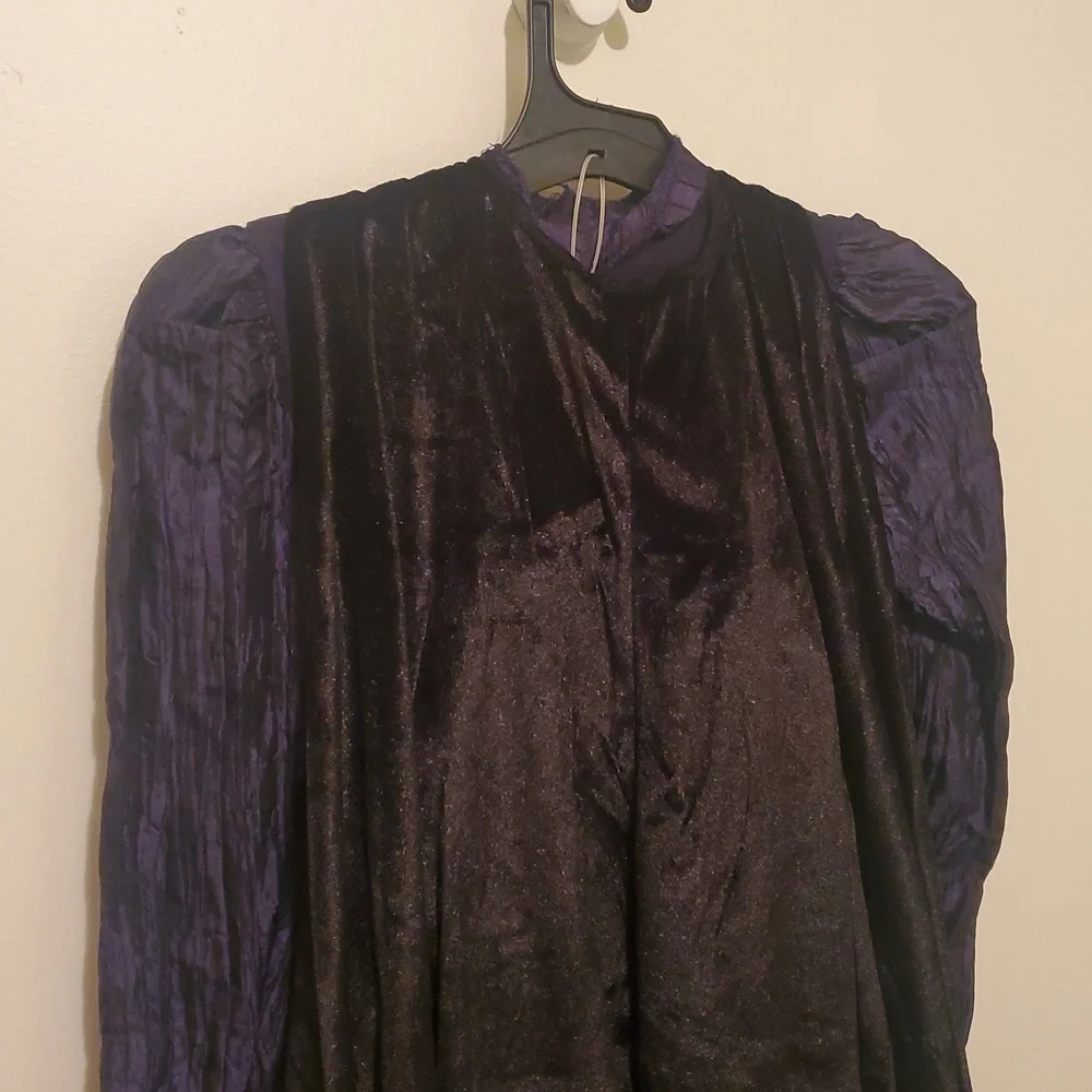 Wicked's Elphaba Deluxe Charming‎ Black and Purple Kids Costume with Hat